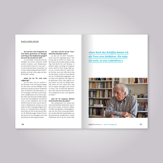 Peter Finkelgruen – ZWEITZEUGEN Interview-Magazin