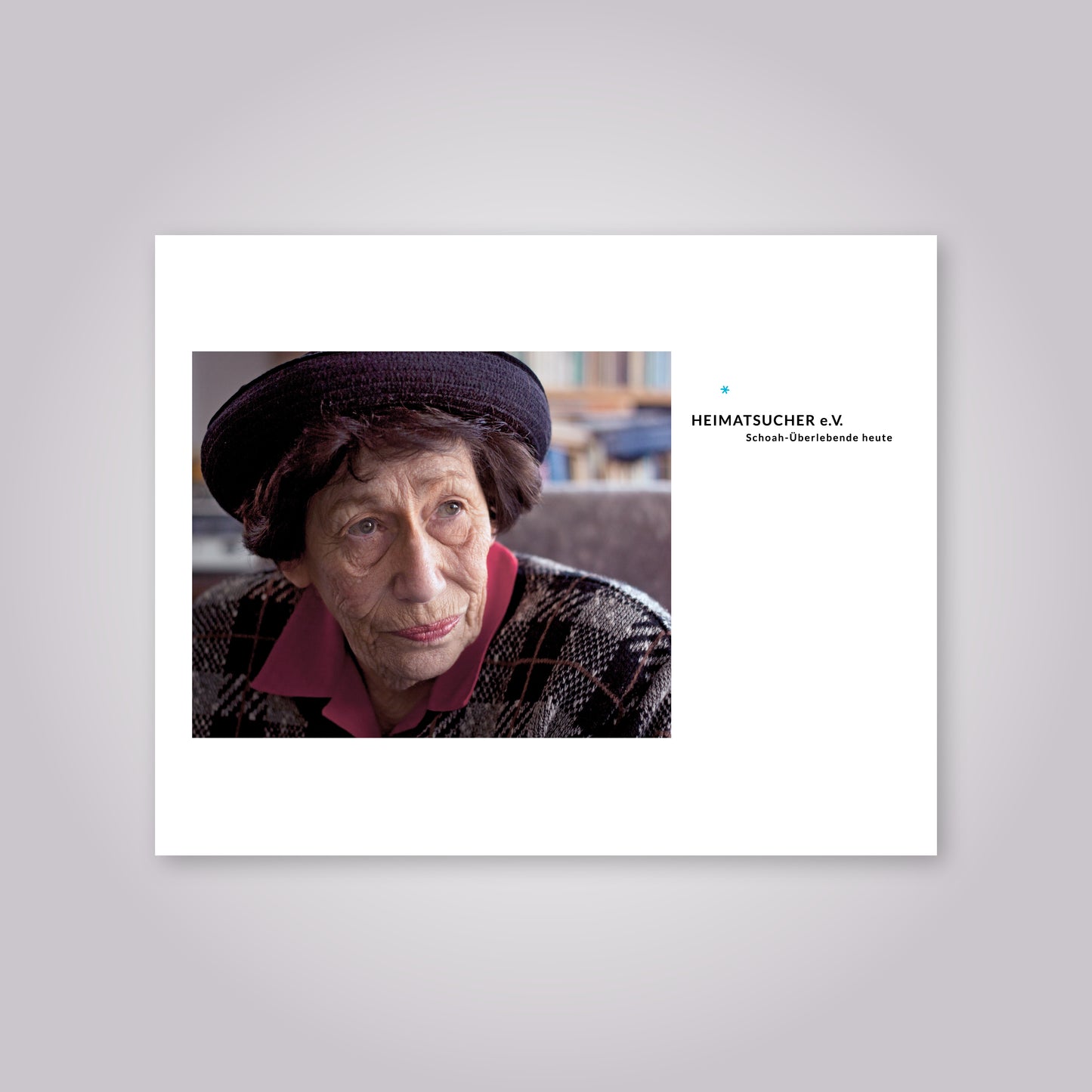Buch-Cover: Porträt von einer alten Frau.