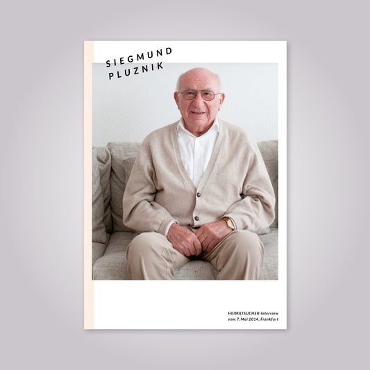 Magazin-Cover: alter Mann mit Halbglatze und Brille sitzt auf einem Sofa.